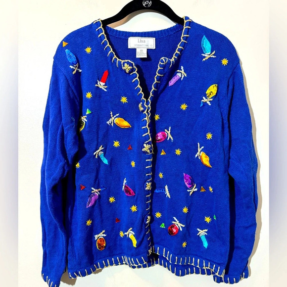 Lisa international Sweaters - Lisa International Vintage Holiday Sweater